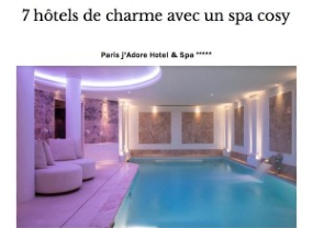 Article sur paris j\'adore 7 hotel de charme
