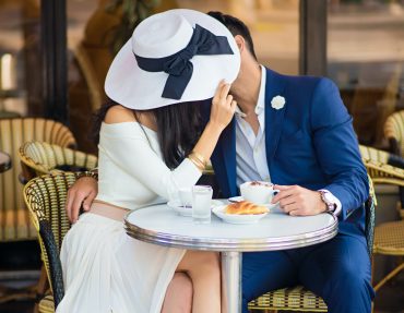 amoureux en terrasse hotel paris